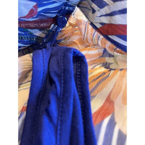 Soft Surroundings Women XL Top 2 Pc NEW Peasant Cottage Core Embroider Layered - Picture 8 of 10